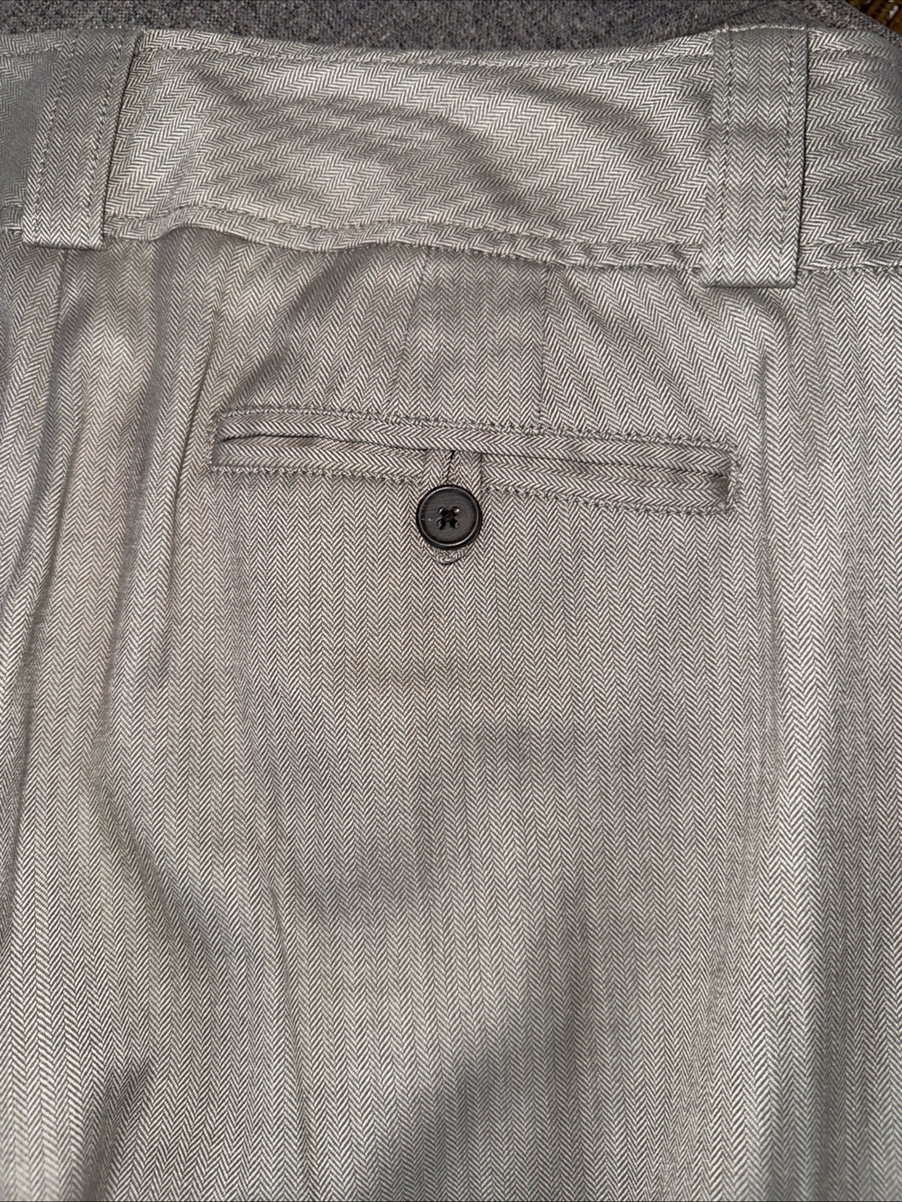 Banana Republic Jackson Fit Beige Trouser Leg /Wide Leg Pants Women's 12 - Picture 7 of 8